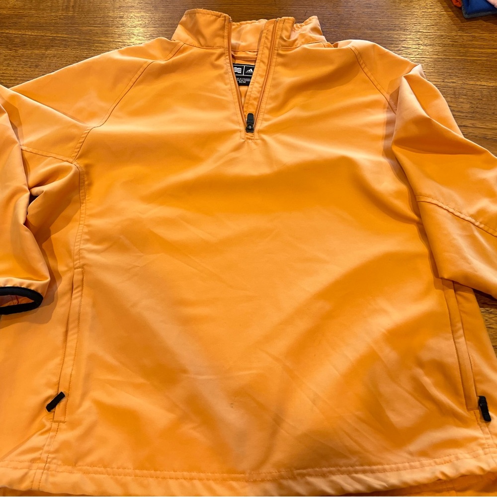 Men’s or Ladies Orange ADIDAS “ClimaProof Wind” pullover